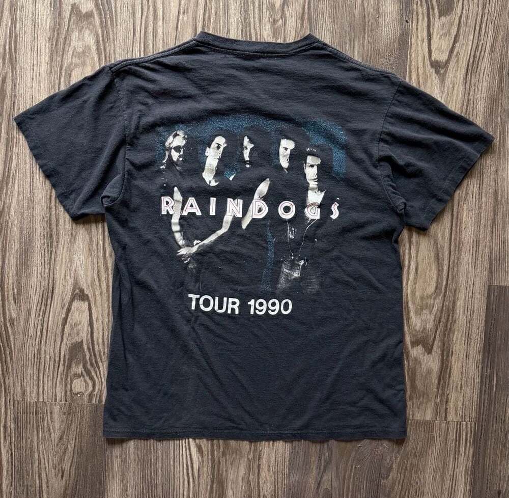 Vintage 1990 Raindogs Lost Souls Tour Band T-Shirt